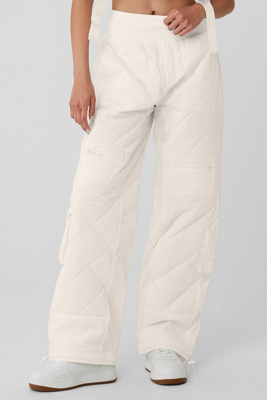 High-Waist Snowrider Puffer Pant - Ivory Female Product Image