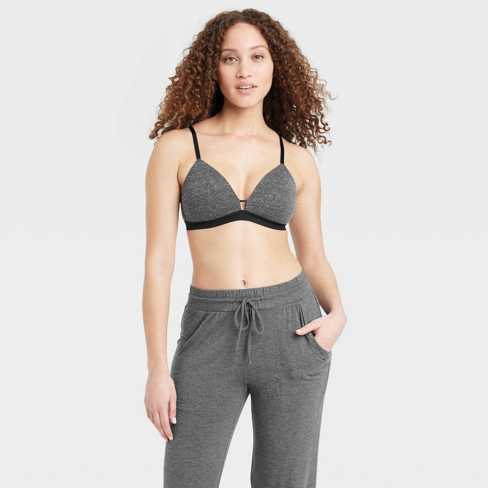 Womens The Everyday Wirefree Bra - Auden Heather Gray 40C Product Image