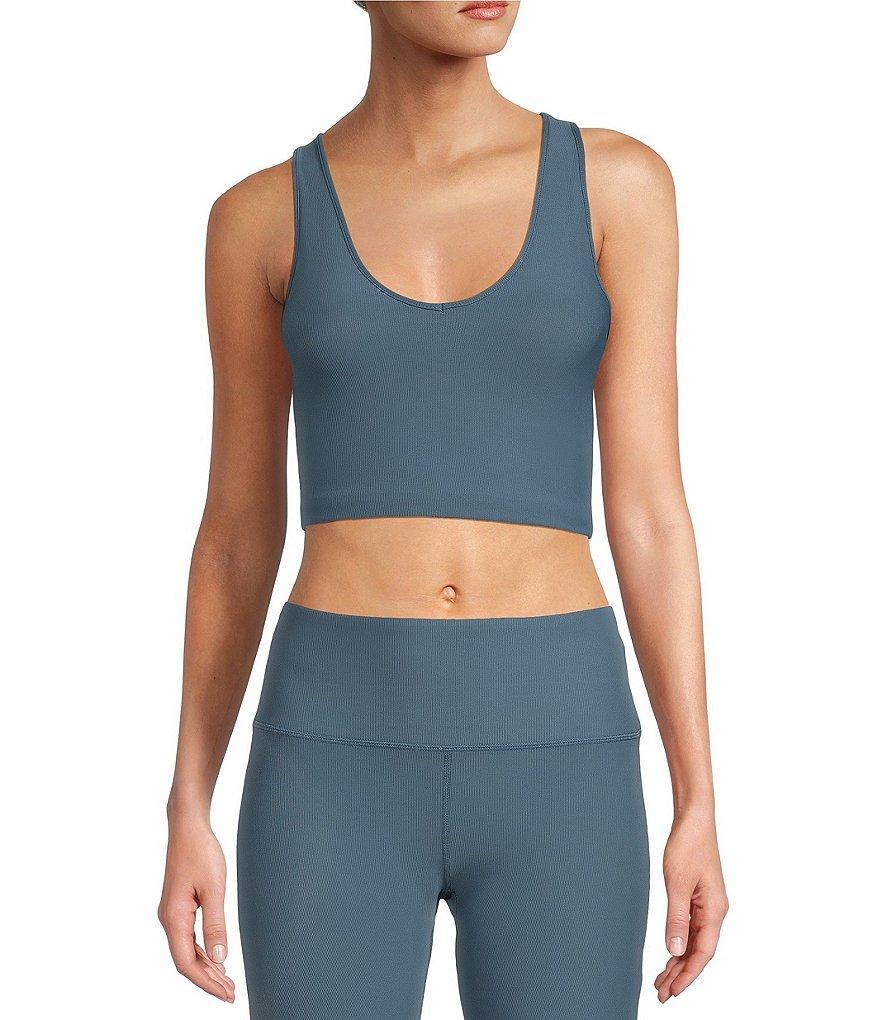 Antonio Melani Active Studio Ribbed Longline Coordinating Sports Bra Product Image