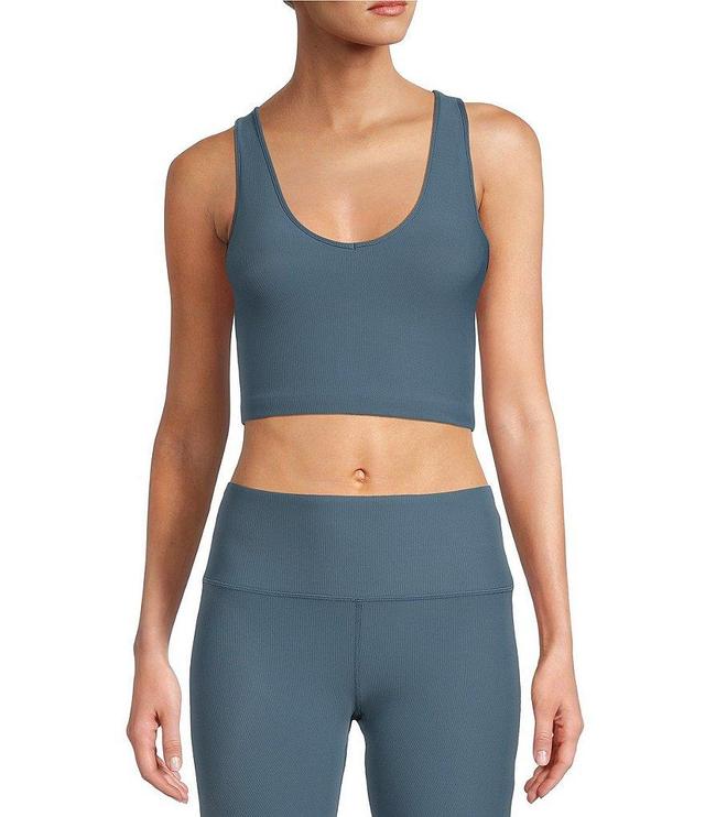 Antonio Melani Active Studio Ribbed Longline Coordinating Sports Bra Product Image