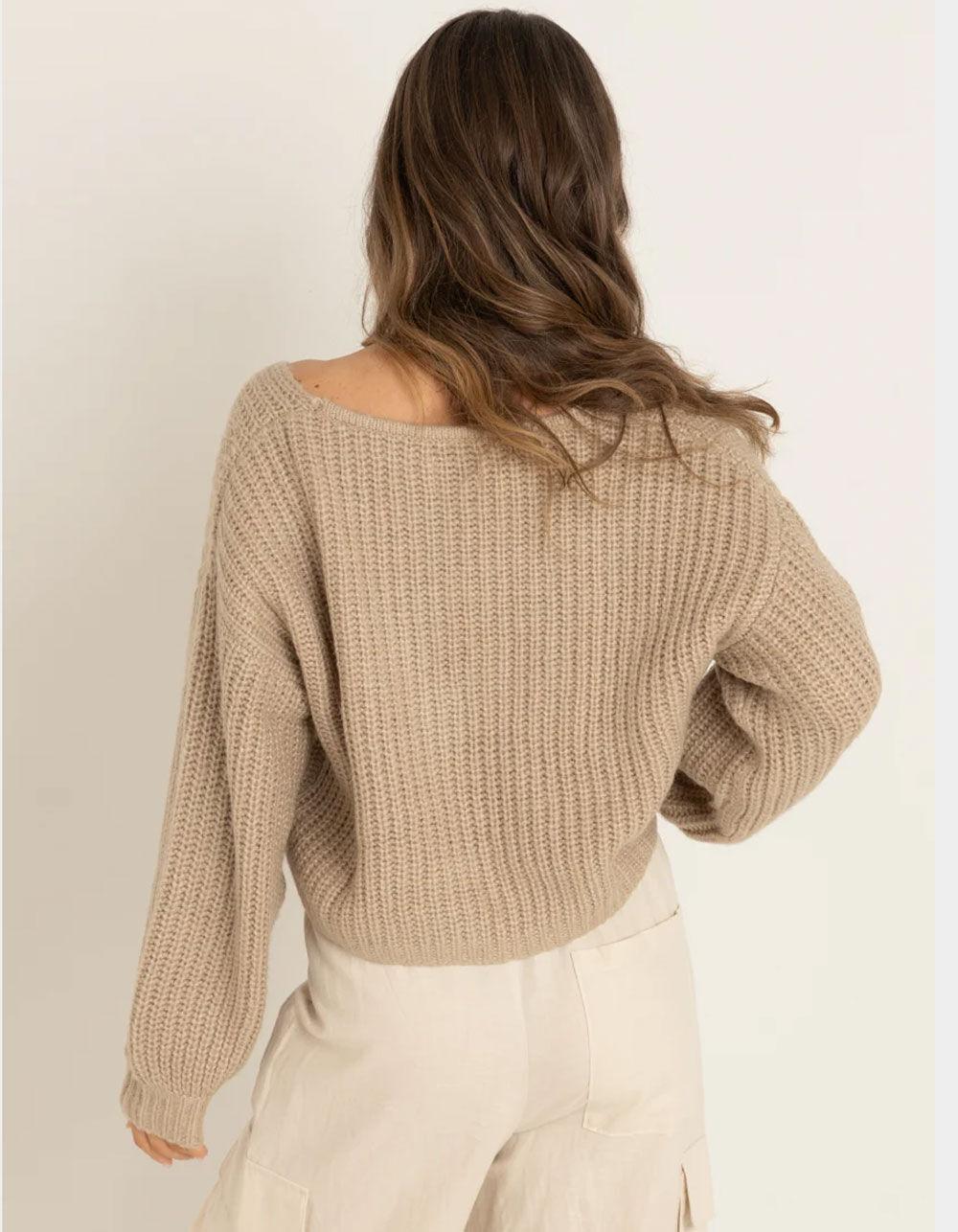 RHYTHM Eadie Womens Oversized Knit Cardigan Product Image