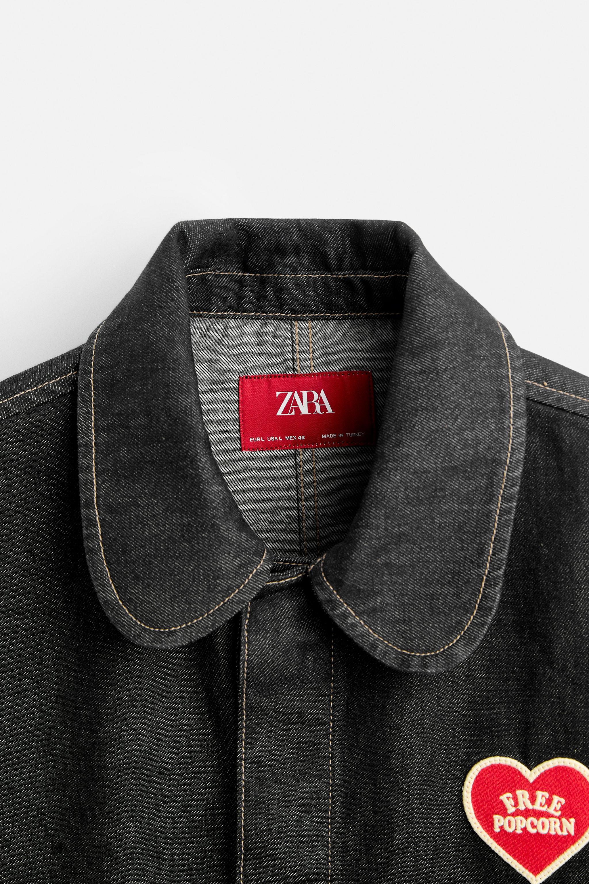 CROPPED FIT DENIM JACKET X HARRY LAMBERT Product Image