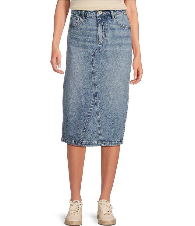 Every Denim Midi Skirt Product Image