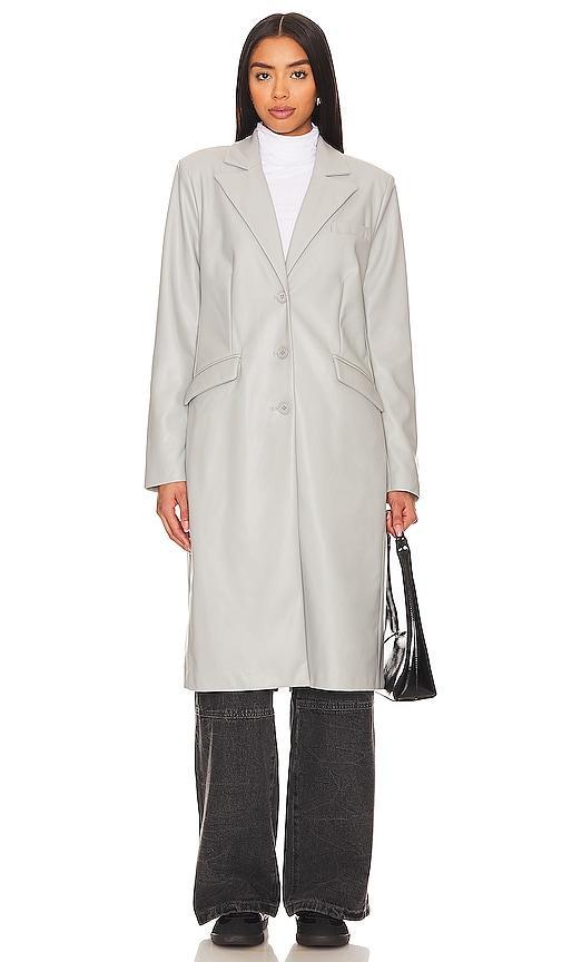 Steve Madden Gemini Coat (Light Grey) Women's Clothing Product Image