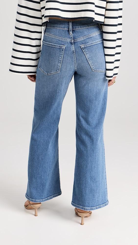 FRAME Petite Le Pixie Slim Palazzo Jeans | Shopbop Product Image