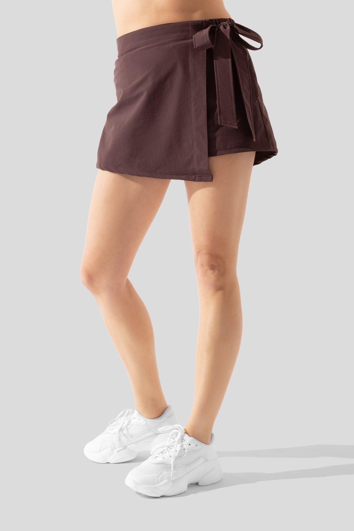 That's a Wrap Skort - Pecan Product Image