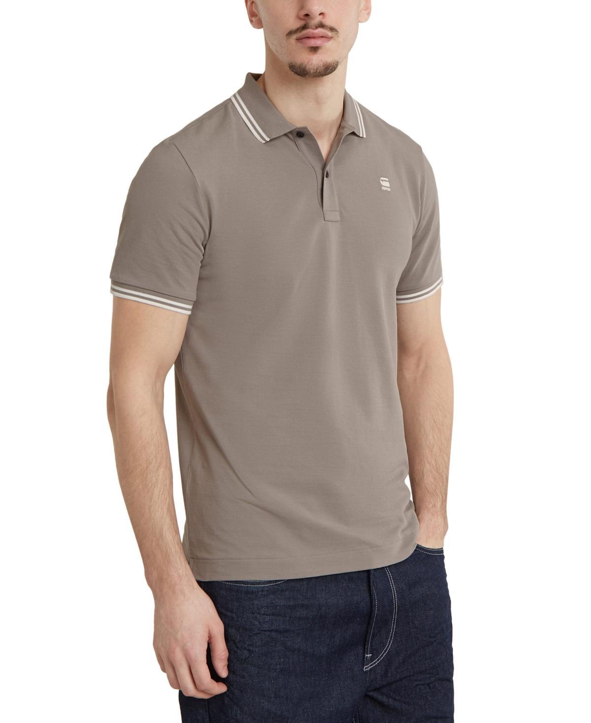 Men's Dunda Slim-Fit Tipped Polo Shirt Product Image