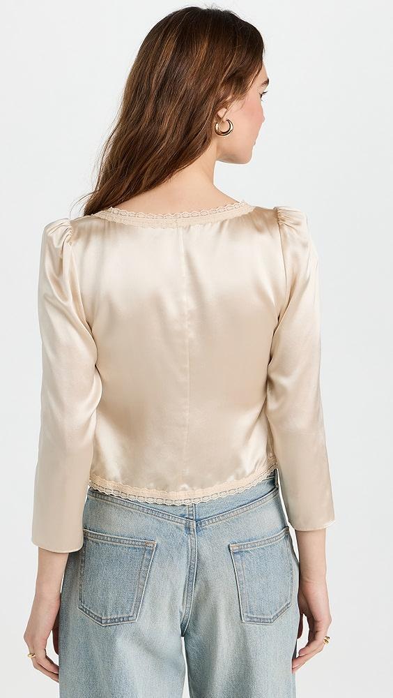 Reformation Lucinda Silk Top | Shopbop Product Image