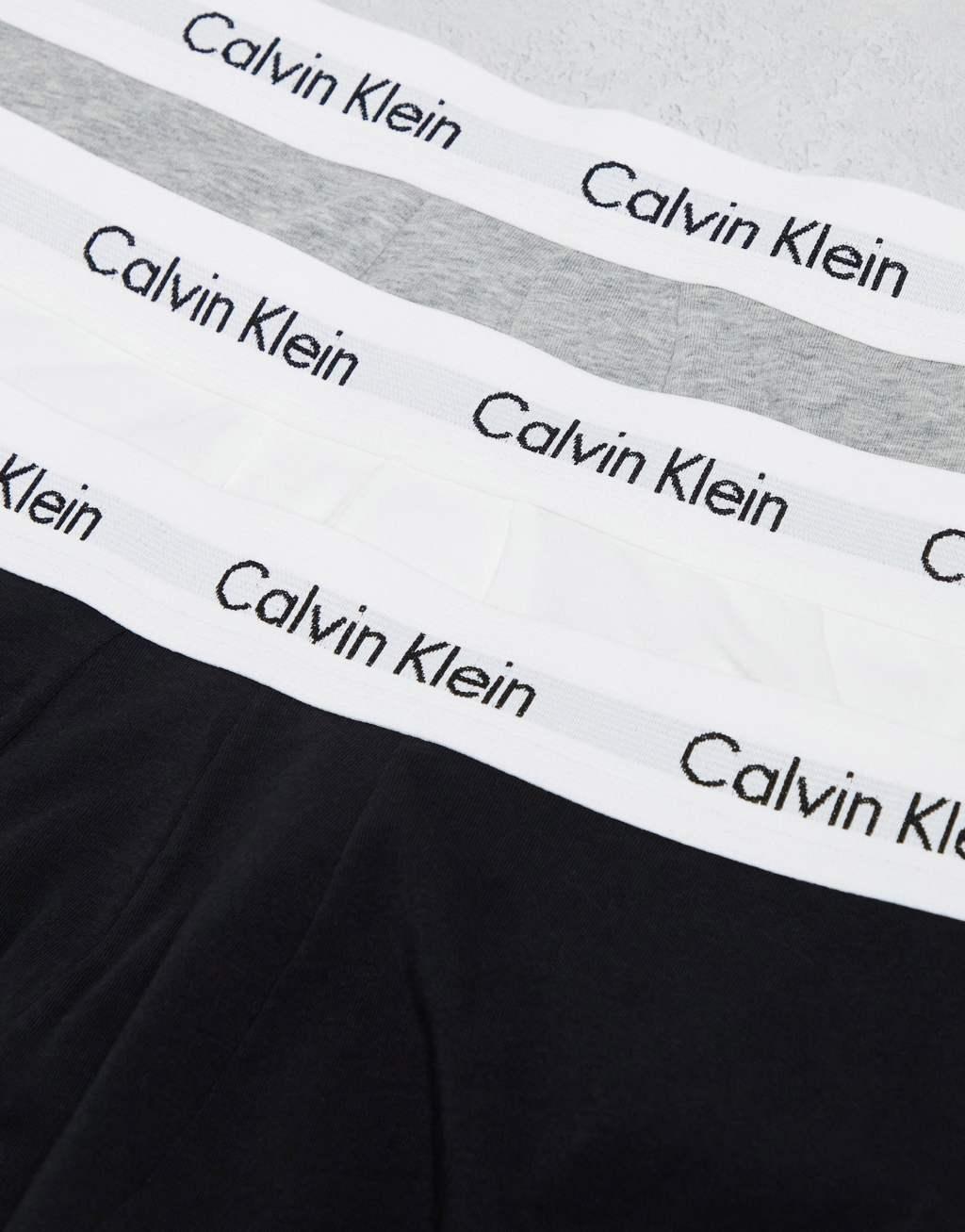 Calvin Klein low rise trunks 3 pack in cotton stretch Product Image