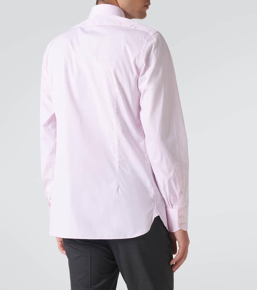 TOM FORD Poplin Slim Fit Shirt In Pink Product Image