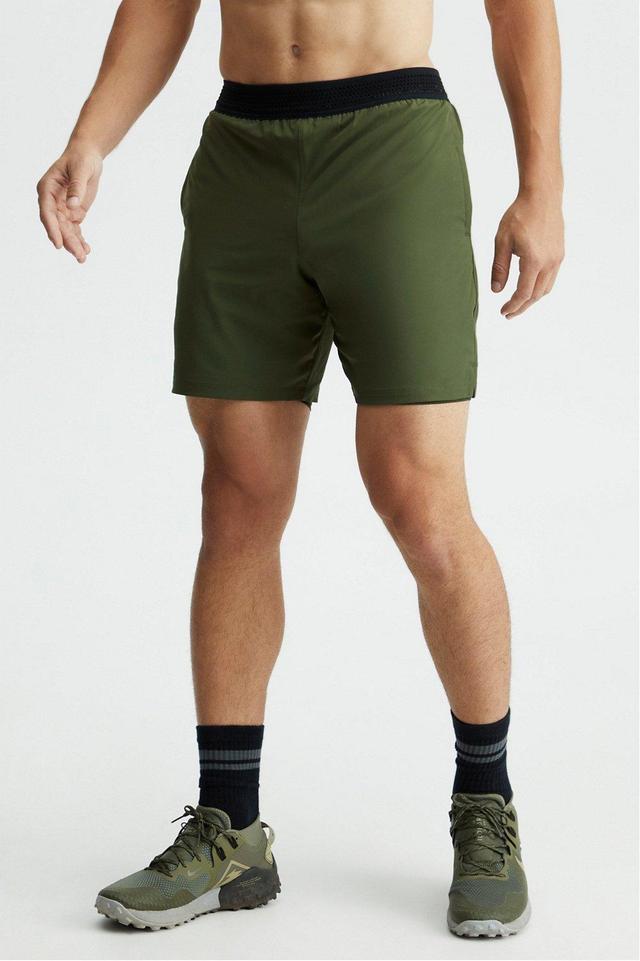 Fabletics Men The Fundamental Short male Olive Green Size XXL Product Image