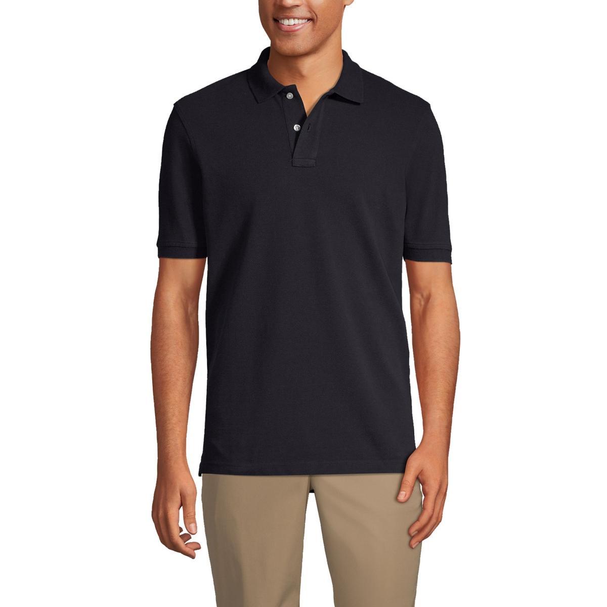 Mens Lands End Short Sleeve Mesh Polo Shirt Product Image