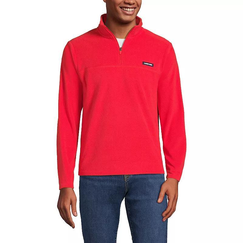 Mens Lands End Fleece Quarter-Zip Pullover Product Image