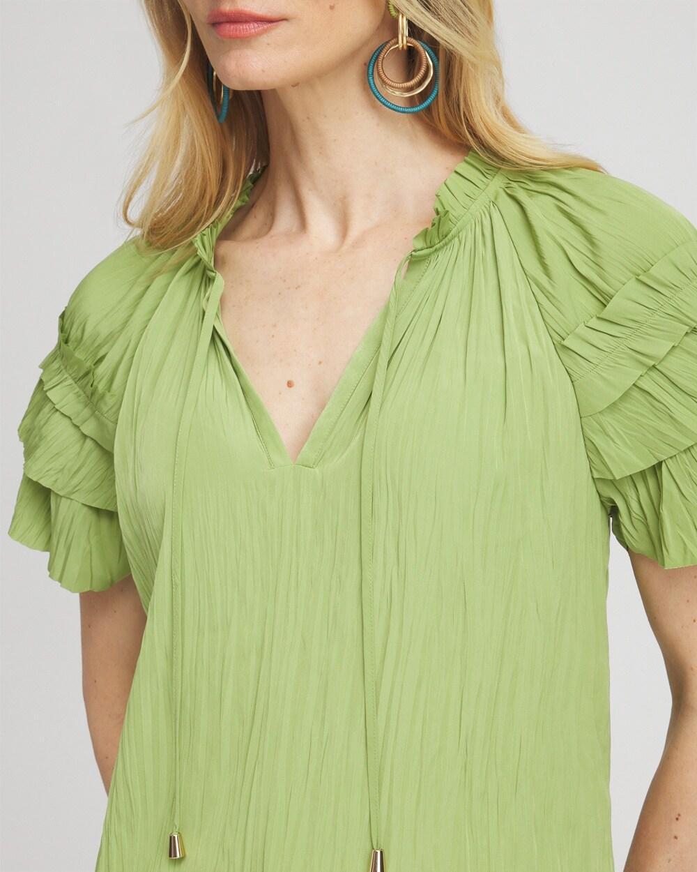 Ruffle Sleeve Blouse Product Image