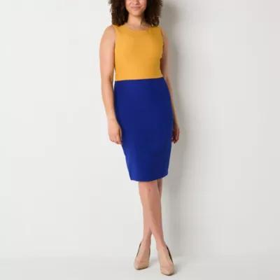 Evan Picone Womens Sleeveless Sheath Dress Product Image