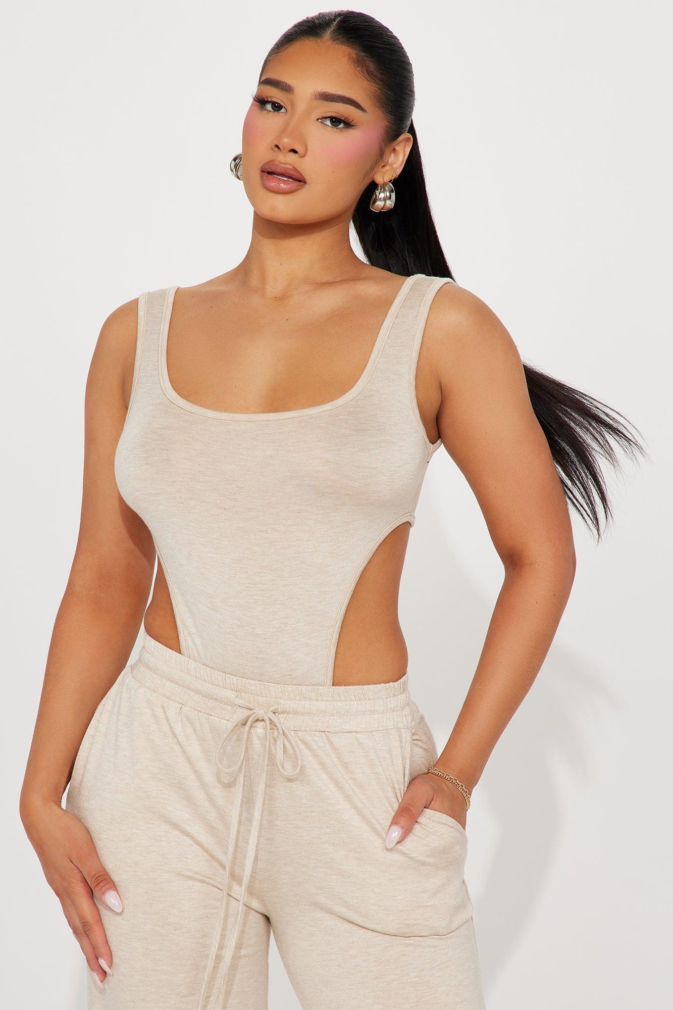 Already Gone Jumpsuit - Taupe Product Image