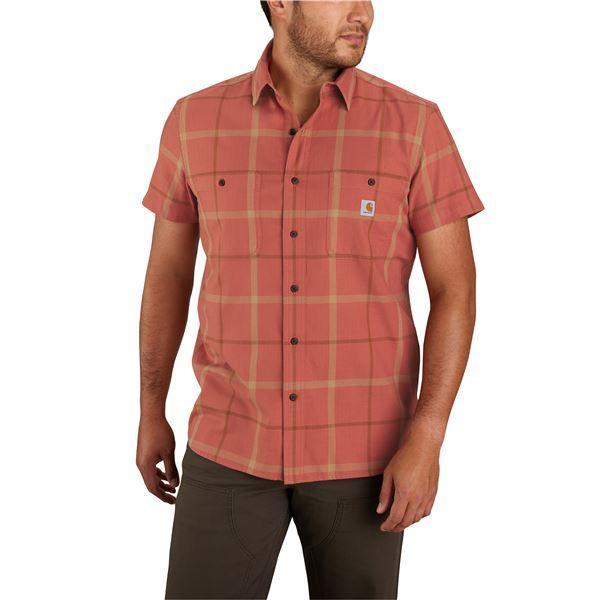 Carhartt 105701 Big and Tall Rugged Flex® Relaxed Fit Lightweight Shirt - Short Sleeve, Factory Seconds Product Image