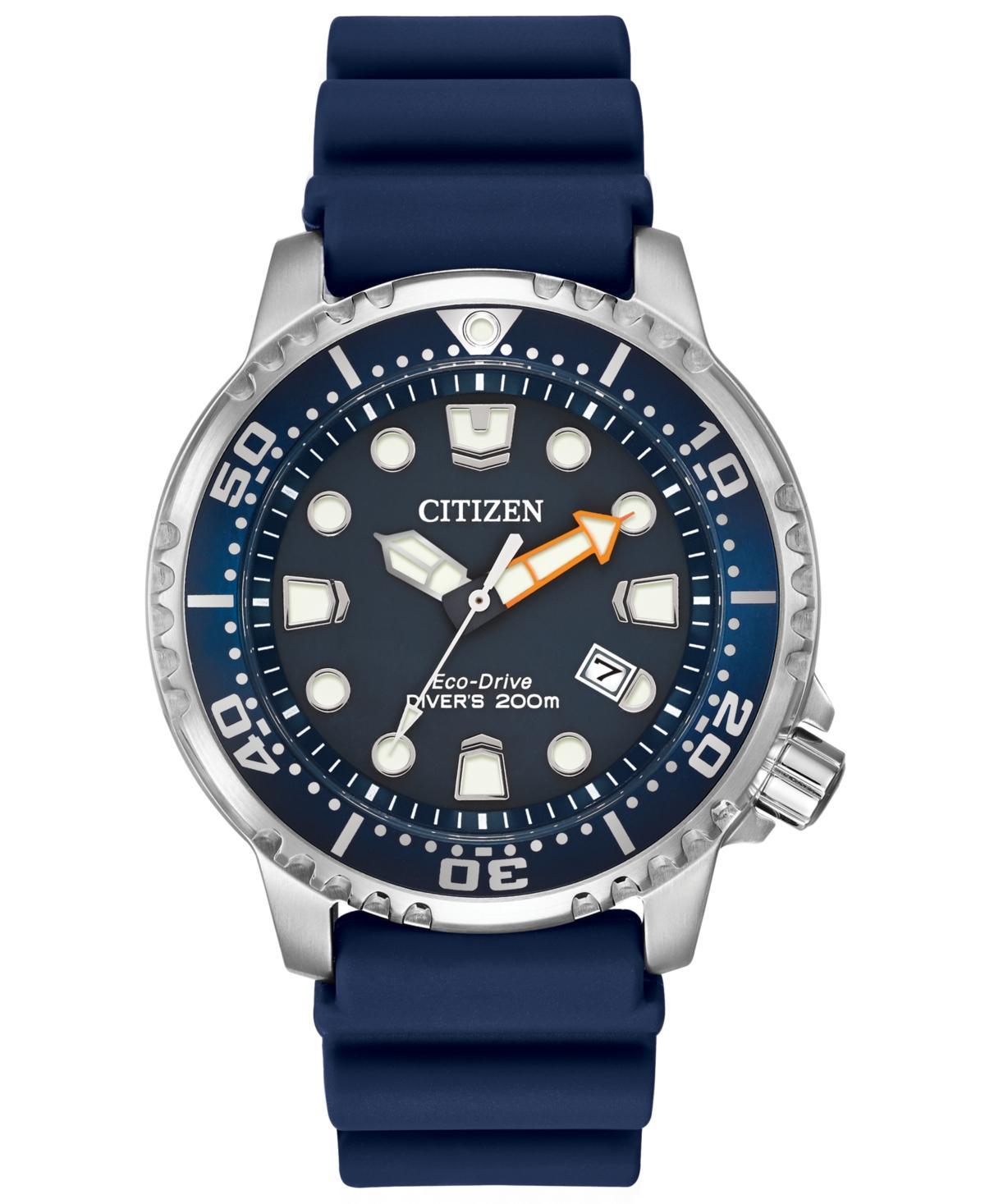 Men's Citizen Eco-DriveÂ® Promaster Marine Watch with Sunray Grey Dial (Model: Bn0167-50H) Product Image