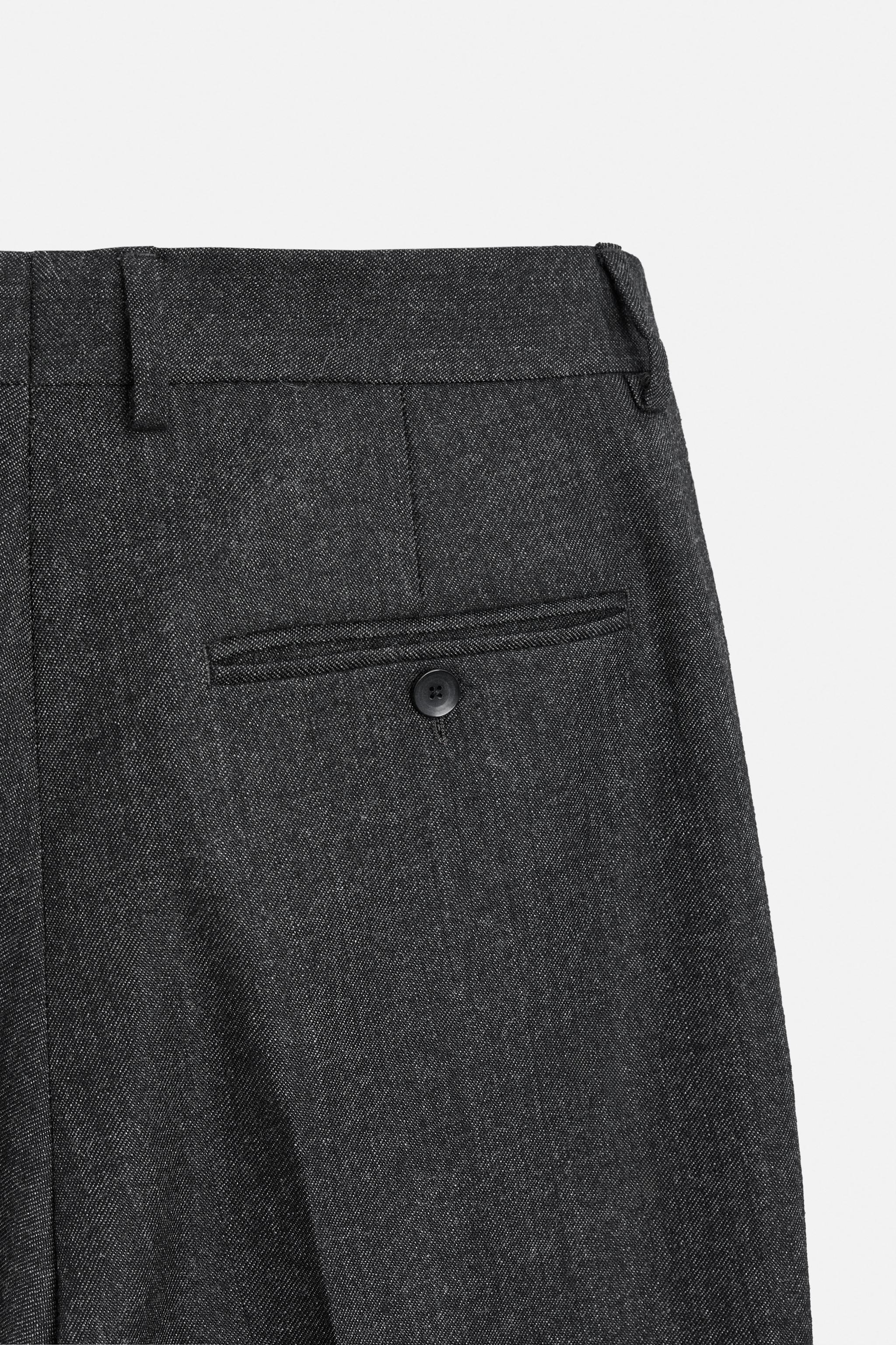 WOOL TWILL SUIT PANTS Product Image