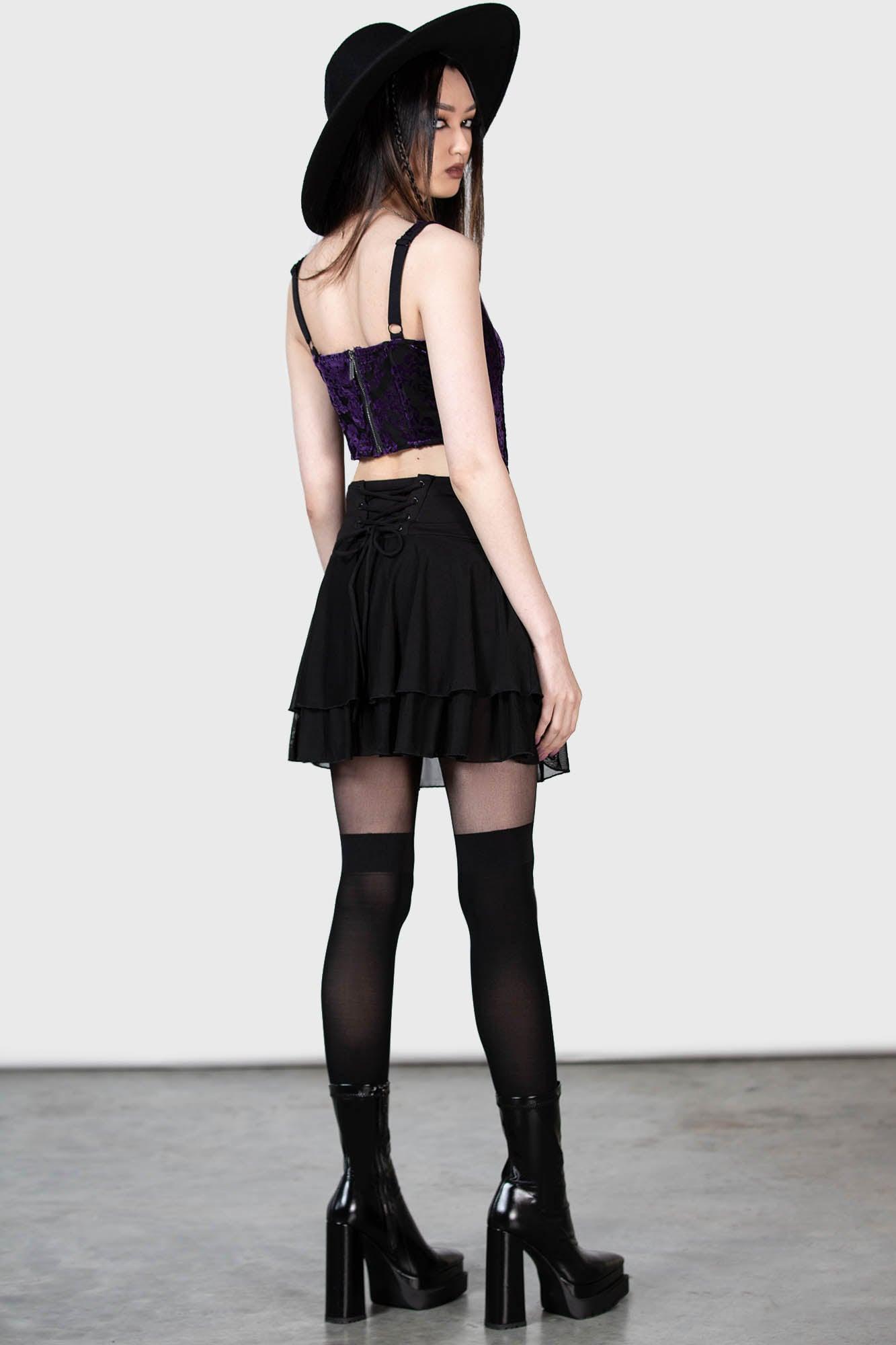 Snarl Corset Top [PURPLE] Female Product Image