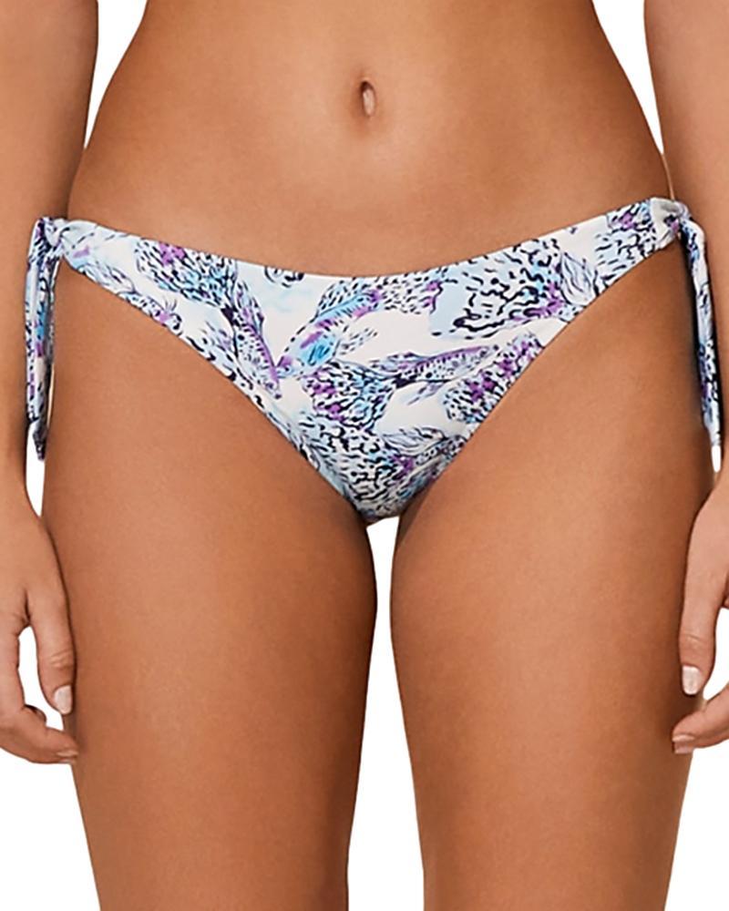 Womens Flamme Printed String Bikini Bottom Product Image