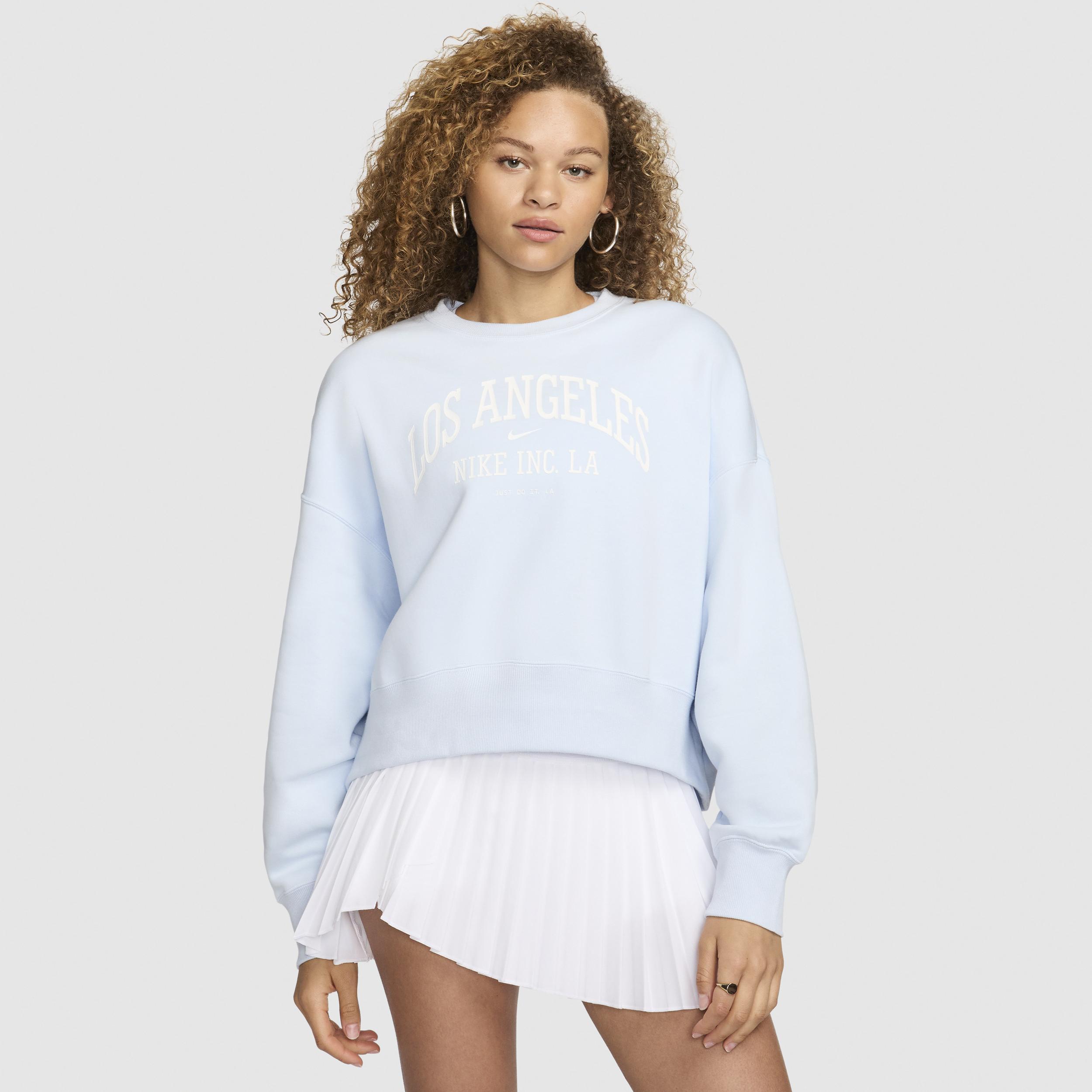 Nike Sportswear Phoenix Fleece Women's Over-Oversized Crew-Neck Graphic Sweatshirt Product Image