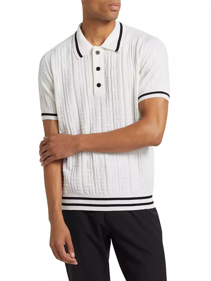 Monogram Wool Polo Shirt Product Image