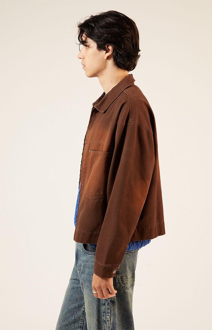 Mens Brown Billie Jacket - Size Small Product Image