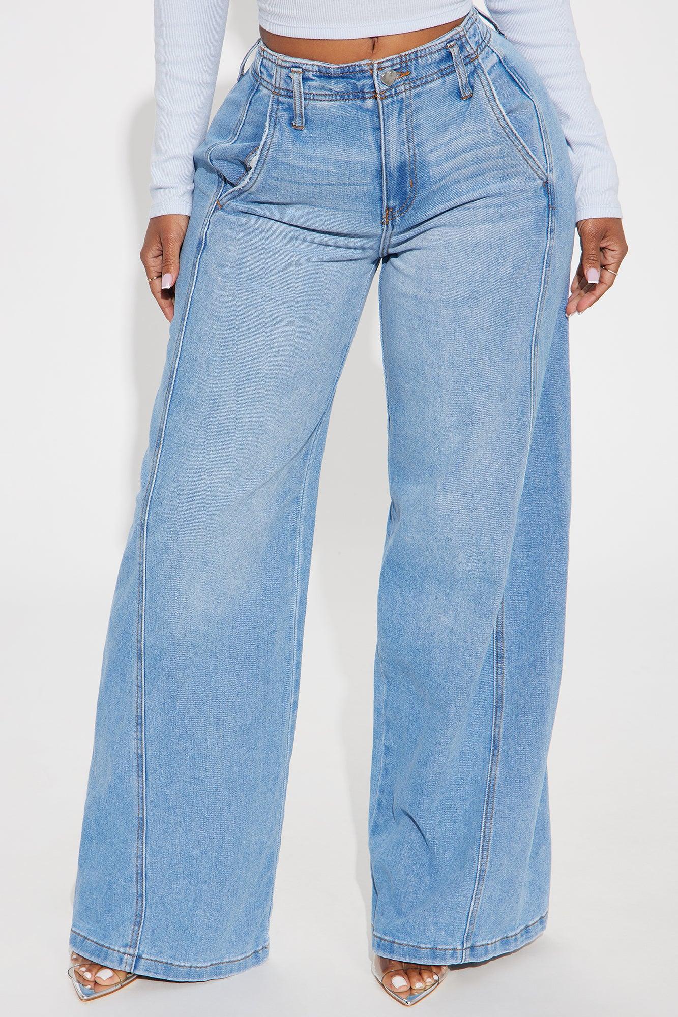 Lena Trouser Jeans - Light Wash Product Image