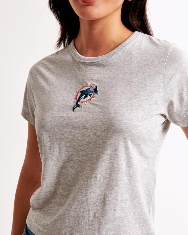 Short-Sleeve Miami Dolphins Graphic Skimming Tee Product Image