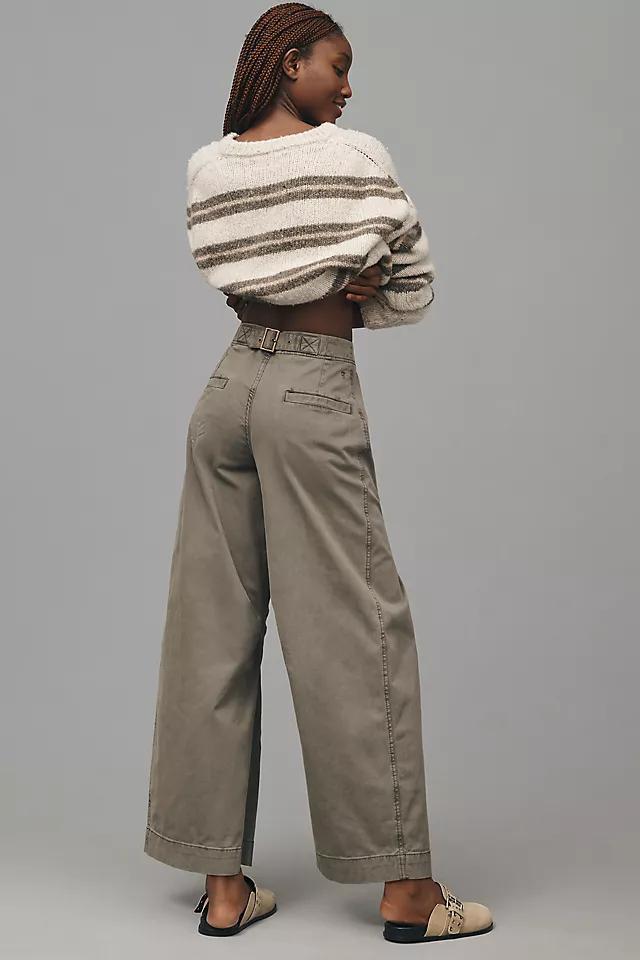 Pilcro Puddle Curve Wide-Leg Pants Product Image