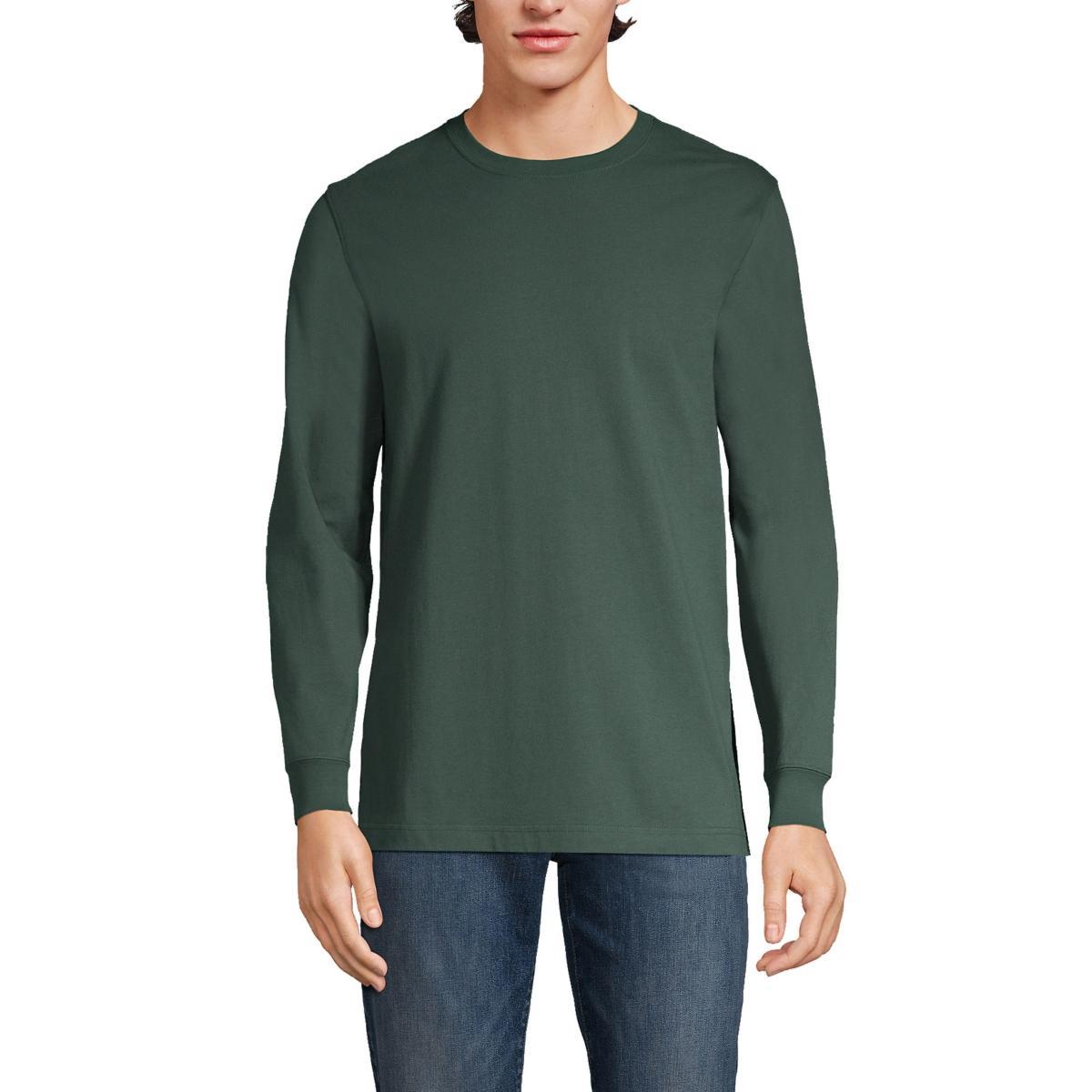 Mens Lands End Super-T Long Sleeve T-Shirt Product Image