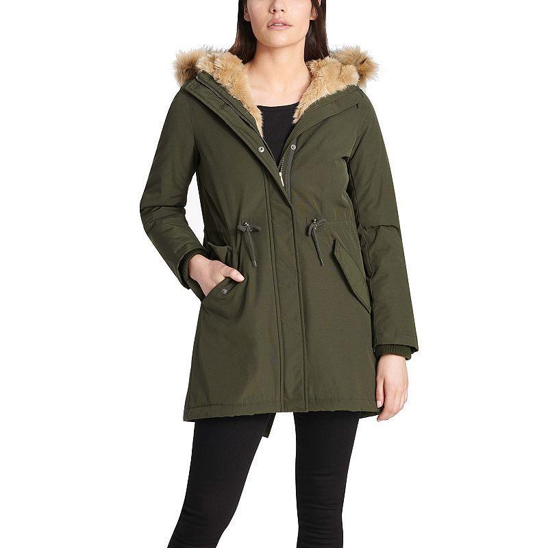 levis Arctic Cloth Water Resistant Hooded Parka with Removable Faux Fur Trim Product Image