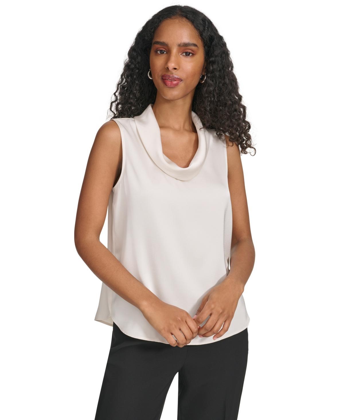 Calvin Klein Womens Cowlneck Sleeveless Top product image