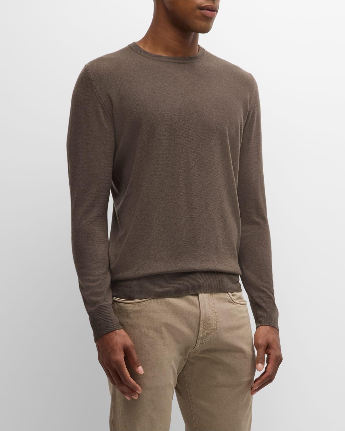 Mens Girocollo Cashmere Sweater Product Image