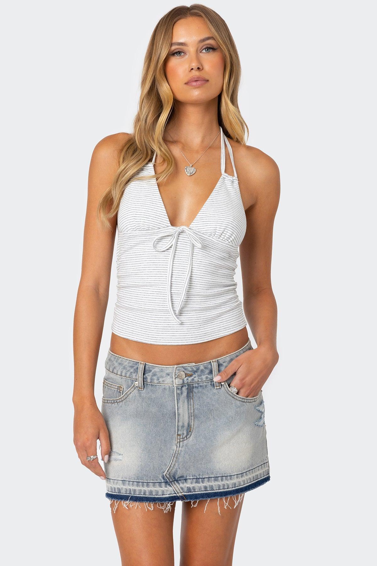 Lanai Striped Halter Top product image