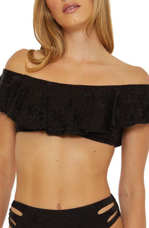 Womens Joplin Ruffled Bandeau Bikini Top Product Image