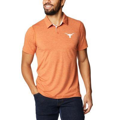 Mens Texas Orange Texas Longhorns Tech Trail Space Dye Omni-Shade Polo Product Image