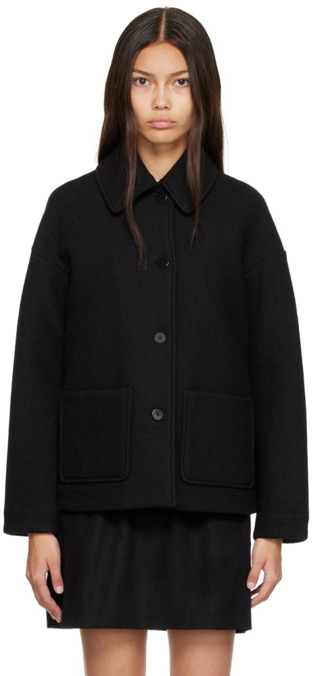 MAX MARA Black Pocket Jacket In 004 Black Product Image