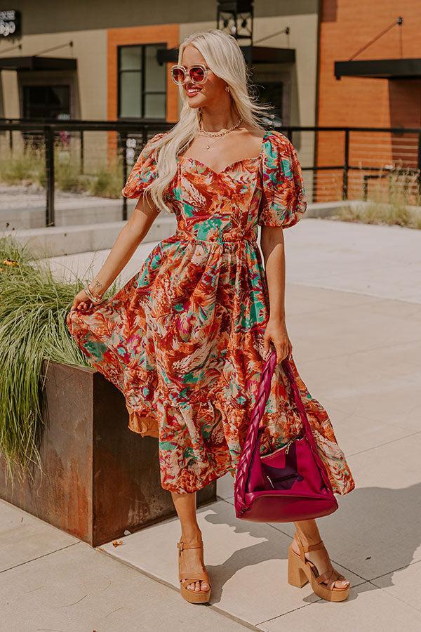 Feeling Posh Floral Midi Product Image