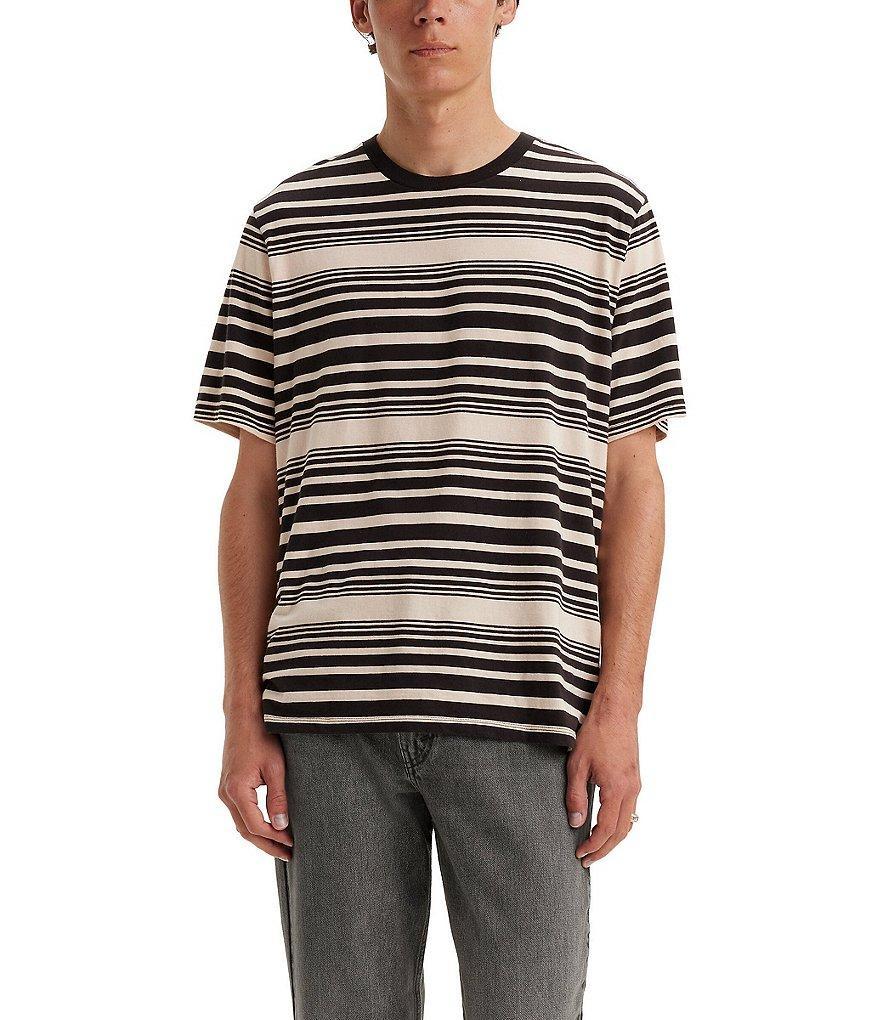 Levi's® Relaxed-Fit Short Sleeve Striped T-Shirt Product Image