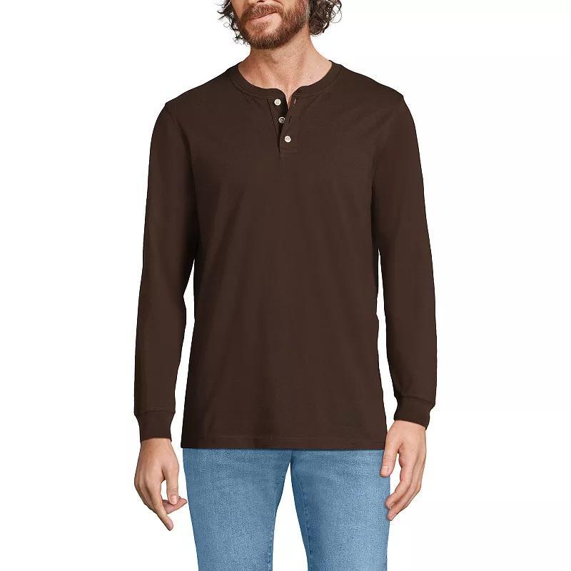 Mens Lands End Super-T Henley Product Image