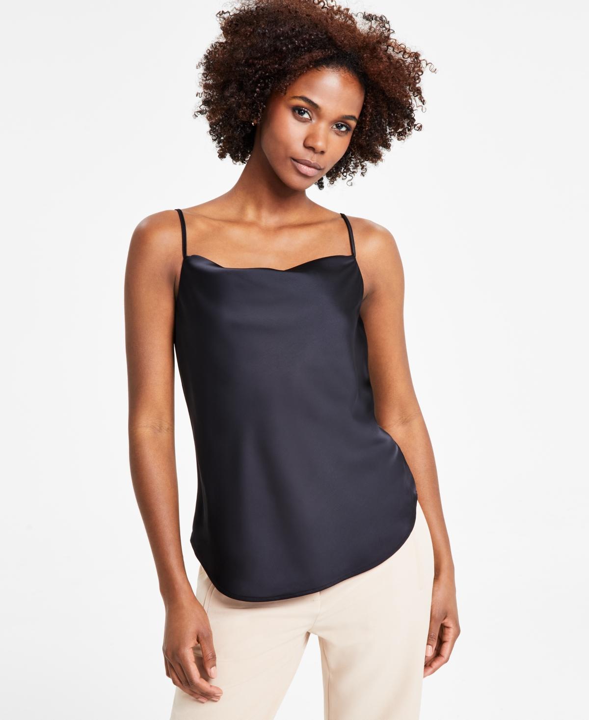 Bar Iii Womens Solid Cowlneck Camisole, Created for Macys Product Image