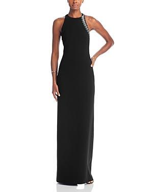 Womens Skyler Embellished Open-Back Gown Product Image