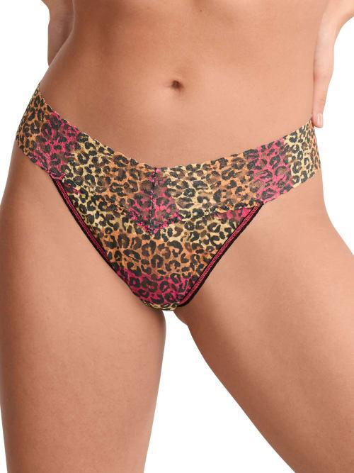 Hanky Panky Print Lace Original Rise Thong Product Image