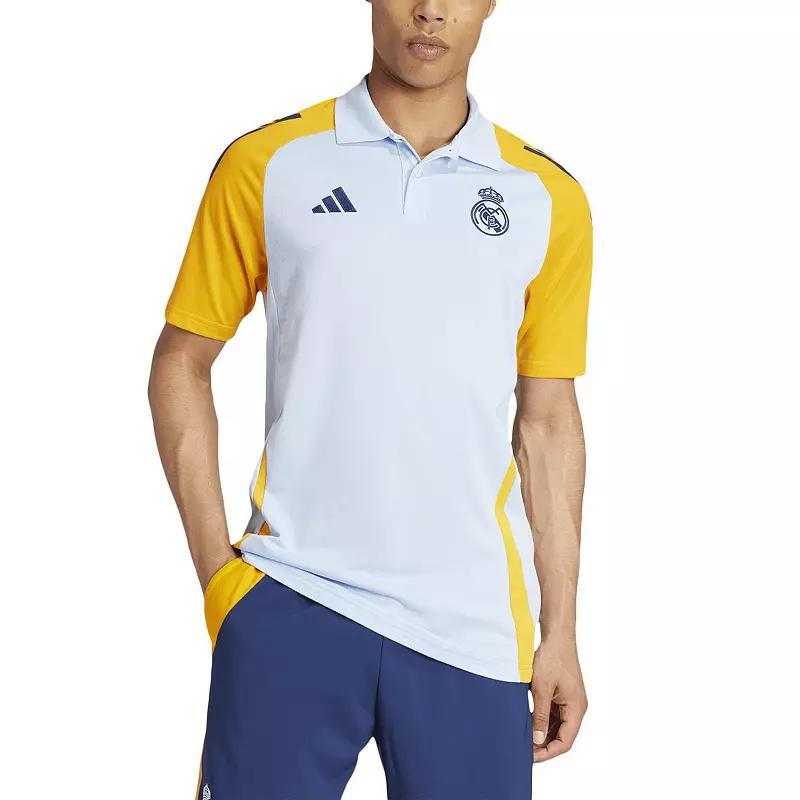 Adidas Mens Light Blue Real Madrid Tiro 24 Polo Shirt Product Image