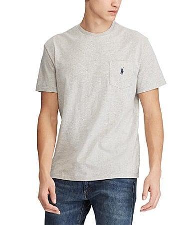 Polo Ralph Lauren Mens Classic Fit Crew Neck Pocket T-Shirt Product Image