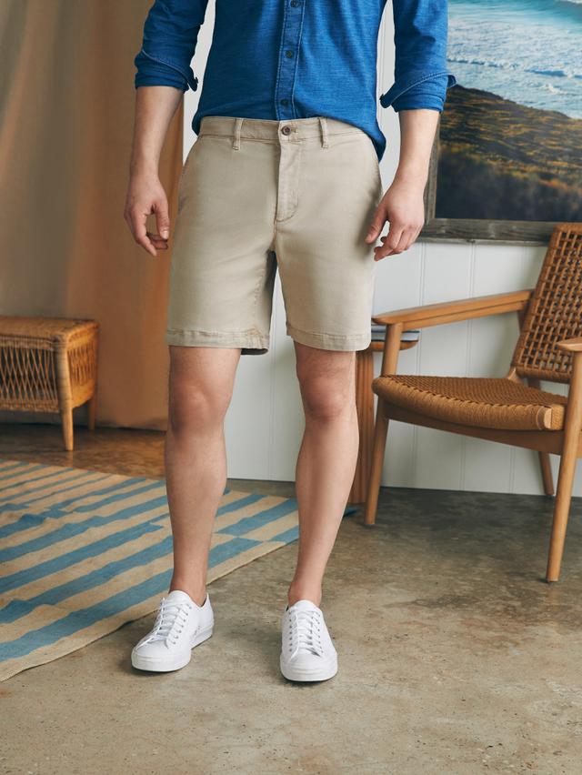 Coastline Stretch Chino Short (8" Inseam) - Utility Khaki Male Product Image