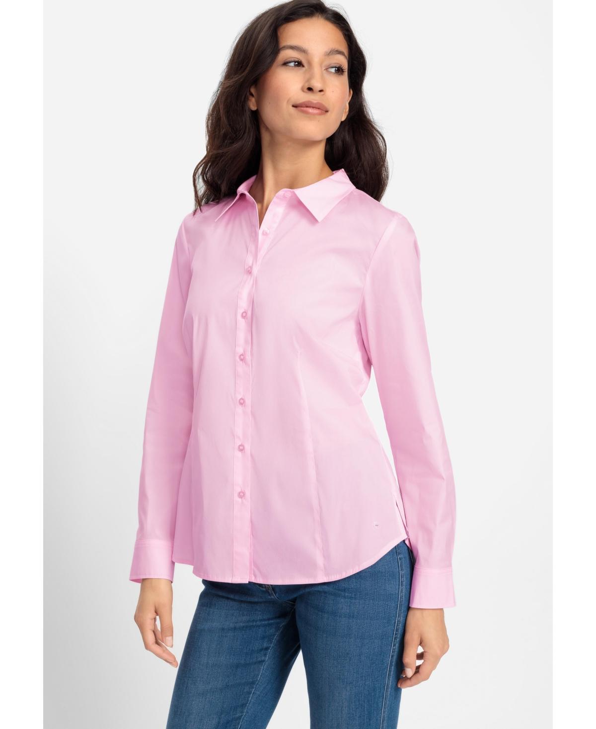 Olsen Womens Classic Button Up Shirt Product Image