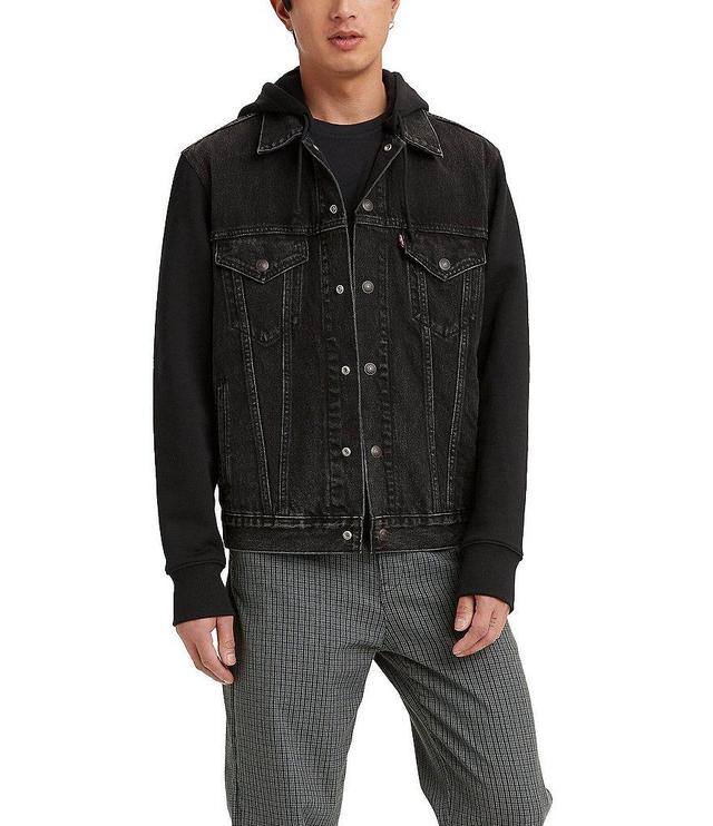 Levi's® Hybrid Hoodie V Denim Trucker Jacket Product Image